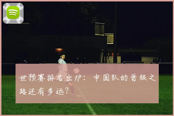 世预赛排名出炉：中国队的晋级之路还有多远？