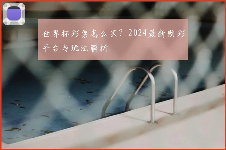 世界杯彩票怎么买?2024最新购彩平台与玩法解析