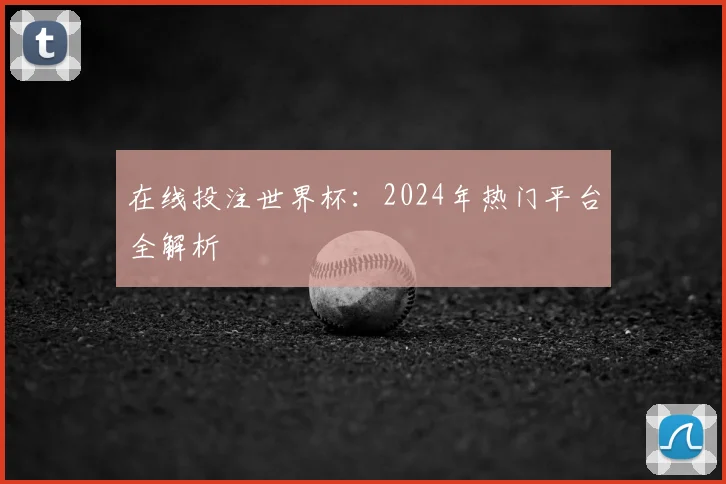 在线投注世界杯：2024年热门平台全解析