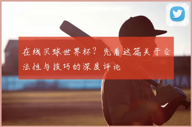 在线买球世界杯？先看这篇关于合法性与技巧的深度评论